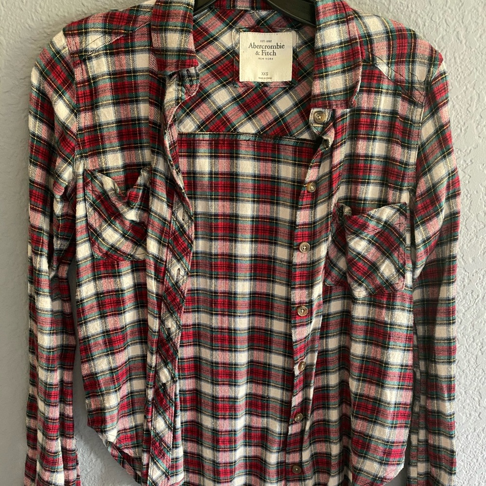 Plaid Flannel button down shirt